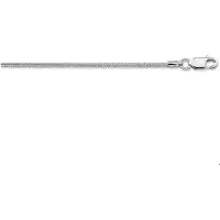 Trendjuwelier huiscollectie 1316491 Zilveren Ketting Slang Rond 1,4 mm