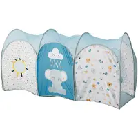 Eurekakids Crawling Tunnel And Games For Babies With 3 Balls Included Veelkleurig Kinderen