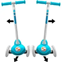 Stamp Skids Control 3-wiel Kinderstep - Steering Step - Unisex - Blauw