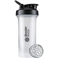 BlenderBottle | Classic Loop Pro | 820 ml | TRANSPARANT / ZWART | Shakebeker | Shaken zonder klonten en zonder te lekken!