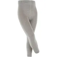 Falke Active Warm met functionele zool wol functioneel materiaal legging kinderen grijs - maat 134-146