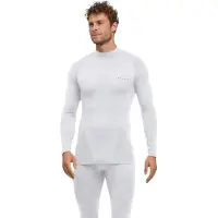 Falke Warm Turtleneck sneldrogend functioneel functioneel shirt met lange mouwen heren wit - maat M