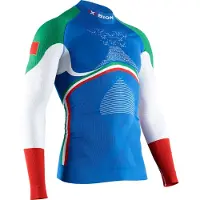 X-Bionic Energy Accumulator 4.0 Patriot Shirt Turtle Neck Lange Mouw Italy - Maat L