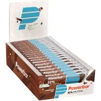 Powerbar Plus 52% Doos Met Proteïnerepen Chocolade Noten 50g 20 Eenheden