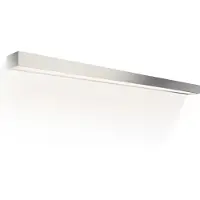 DECOR WALTHER Badkamerlamp Box 120 N LED Wandmodel Nikkel Geborsteld 3000 Kelvin