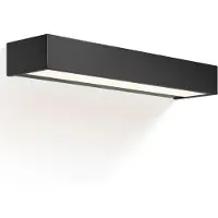 DECOR WALTHER Badkamerlamp Box 40 N LED Wandmodel Matt Zwart 3000 Kelvin