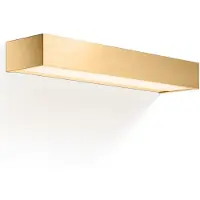 DECOR WALTHER Badkamerlamp Box 40 N LED Wandmodel Matt Goud 3000 Kelvin