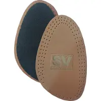 SV Halve Lederzool -1/2 Inlegzool Leer - Latexschuim - Voorvoet - Vochtopnemend - Opvullend - Schokdempend - Maat 41/42