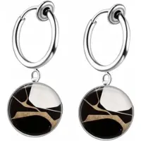 Charme Bijoux Klem oorbellen- Sharon- 16 mm-cabochon-geen gaatje-