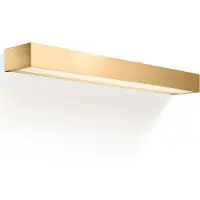 DECOR WALTHER Badkamerlamp Box 60 N LED Wandmodel Matt Goud 3000 Kelvin