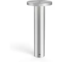 Pablo Designs Luci Tafellamp Draagbaar Zilver - Draagbare lampen Aluminium Silver - 10750
