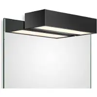 DECOR WALTHER Clip-on licht Badkamerlamp Box 25 N LED Matt Zwart