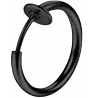 Charme Bijoux Fake-Neus-Ring-12 mm-GunZwart -
