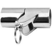 Talamex Hinged Tube Link Zilver 22 mm