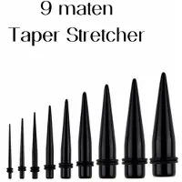 Charme Bijoux 9 maten Taper stretcher 1.6 mm- 10 mm -