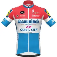 Vermarc DECEUNINCK QUICK-STEP 2020 KAMPIOEN LUXUMBURG KORTE MOUWEN AERO SP.L Maat XXXL