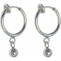 Charme Bijoux Klem oorbellen -zilverkleur- mini bol- geen gaatje-