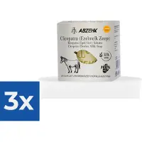 Abzehk Zeep - Cleopatra - (Ezelmelk Zeep) - 150gr - Voordeelverpakking 3 stuks
