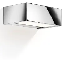 DECOR WALTHER Wandlamp Box 15 N, dimbaar, chroom / zilver, Badkamer, metaal, Modern, Wandlamp
