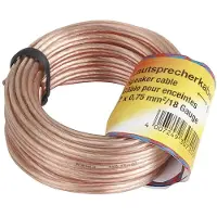 Hama 00205141 audio kabel 10 m Koper, Transparant