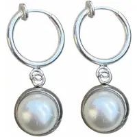 Charme Bijoux Klem oorbellen- Synthetische parel-zilverkleur- geen gaatje-