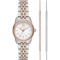 Michael Kors Analoog horloge 'LEXINGTON' goud / zilver / wit