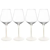 Villeroy & Boch Witte Wijnglas Manufacture Rock (Set van 4)