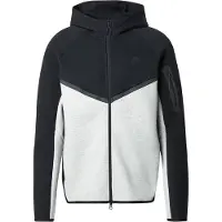 Nike Sweatvest 'TECH FLEECE' lichtgrijs / zwart