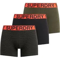 Superdry Boxershorts olijfgroen / oranje / zwart