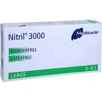 Meditrade Untersuchungshandschuhe Nitril 3000 X-long blau puderfrei