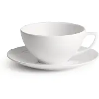 Wedgwood - Jasper Conran White - Theekop&schotel 0,23l Strata