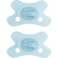 Difrax Fopspeen Dental - 0 tot 6 Maanden - Lichtblauw - 2 Stuks