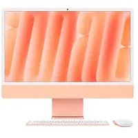 Apple iMac oranje CZ1E8-0001010 - 61cm(24'') M4 8-core CPU, 8-core GPU, 16GB RAM, 256GB SSD, standaard glas, Magic Keyboard Touch-ID numeriek toetsenblok