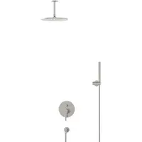 Maxaro Radius Regendouche Inbouw 25cm RVS Eéngreeps Douchekop| Regendouchekop | Regen Douche Kop | Douche Kop Regendouche