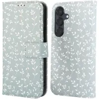 IMoshion Design Bookcase voor de Samsung Galaxy S25 - Smoke Green Flowers
