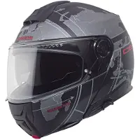 Schuberth C5 Globe Mat Zwart Grijs Systeemhelm Maat L
