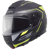 Schuberth C5 Omega helm, mat zwart/neon, maat L (59)