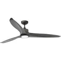 Faro Tonic - Plafondventilator Met Licht En Afstandsbediening - Ø 152 Cm - 15W LED Incl. - Donker Bruin