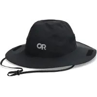 Outdoor Research - Seattle Rain Hat - Hoed 55-57 cm - M, zwart