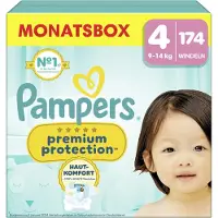 Pampers Premium Protection Luiers Maat 4 (9-14 Kg) 174 Stuks