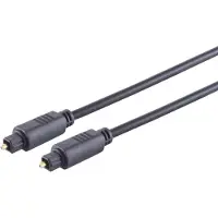 Shiverpeaks S/CONN maximum connectivity Lichtwellenleiterkabel 4,0mm, Toslink-Stecker auf Toslink-Stecker, 1,0m