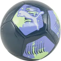 Puma Big Cat voetbal, Grijs/Paars, Maat 4