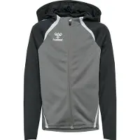 Hummel Sportief sweatvest 'Ead 2.0' grijs / donkergrijs / offwhite