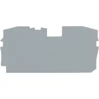 Wago TopJob S Eind En Tussenplaat Grijs 1mm - 2010-1291 [20 Stuks]