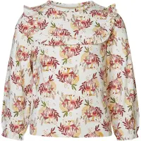 Noppies Shirt 'Jianguo' geel / olijfgroen / rood / wit