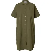 Selected Blousejurk 'SLFBLAIR' olijfgroen