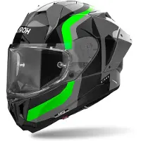 Airoh GP 800 Competition Carbon Zwart Grijs Groen Integraalhelm Maat XL