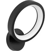 Eglo Marghera-Z, oppervlaktemontage, rond, 4 lampen, 6500 K, IP20, zwart, wit