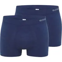Sloggi Boxershorts donkerblauw / lichtgrijs