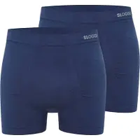 Sloggi Boxershorts 'GO' donkerblauw / grijs